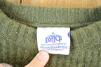 Vintage 1980s DSCP Wool Knit Army Sweater Mens S
