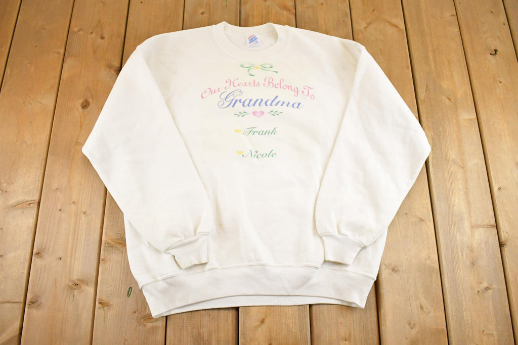 Vintage 1990s Cute Grandmas House Souvenir Crewneck Sweatshirt Women's L
