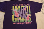 Vintage 1990s Mardi Gras Festival New Orleans Souvenir T Shirt