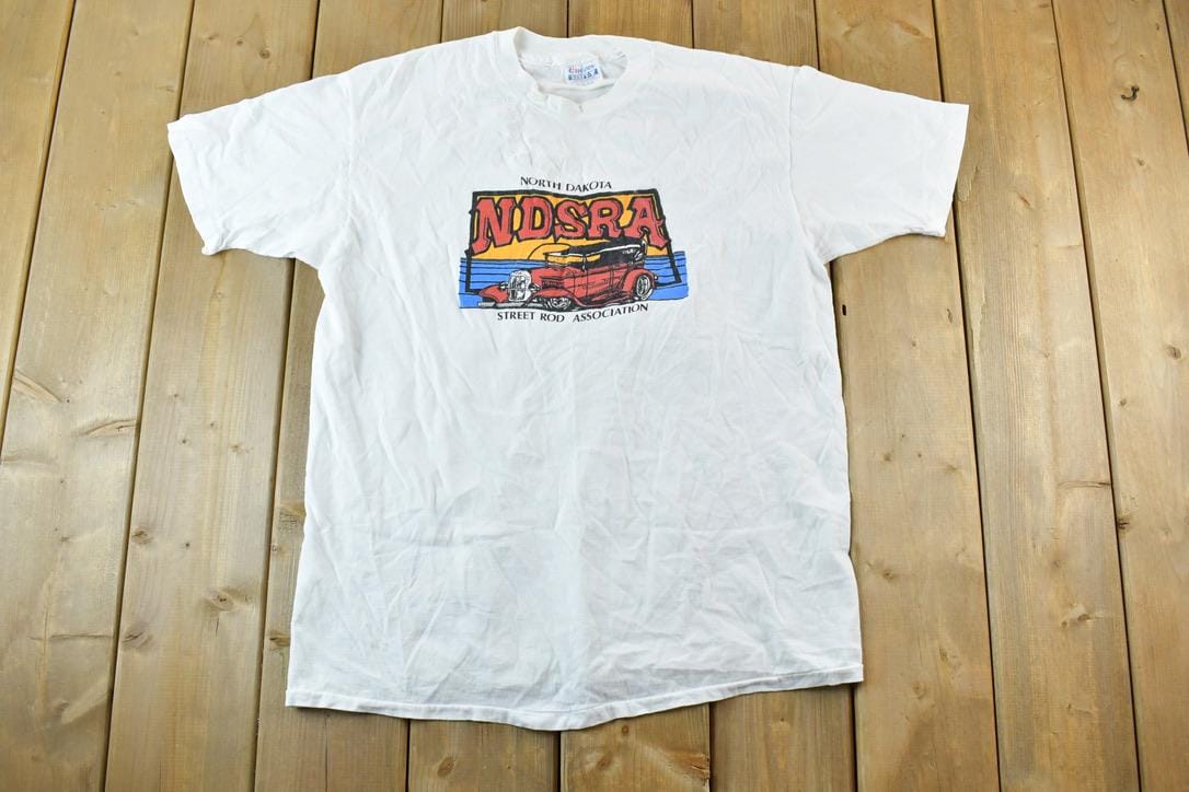 Vintage 1990s Street Rod Association Single Stitch T-Shirt