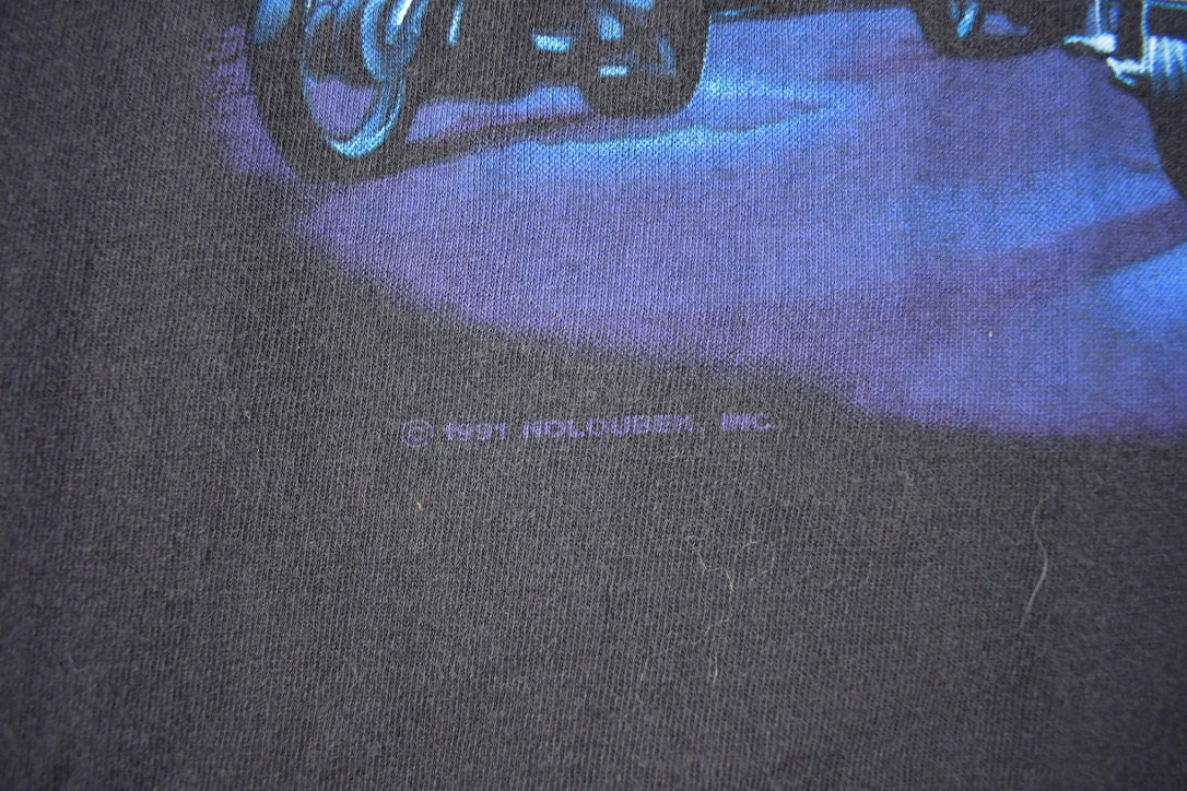 Vintage 1991 Legends Live Where Legends Roam Harley Davidson Motorcycles New Orleans Single Stitch Graphic T-Shirt Made In USA