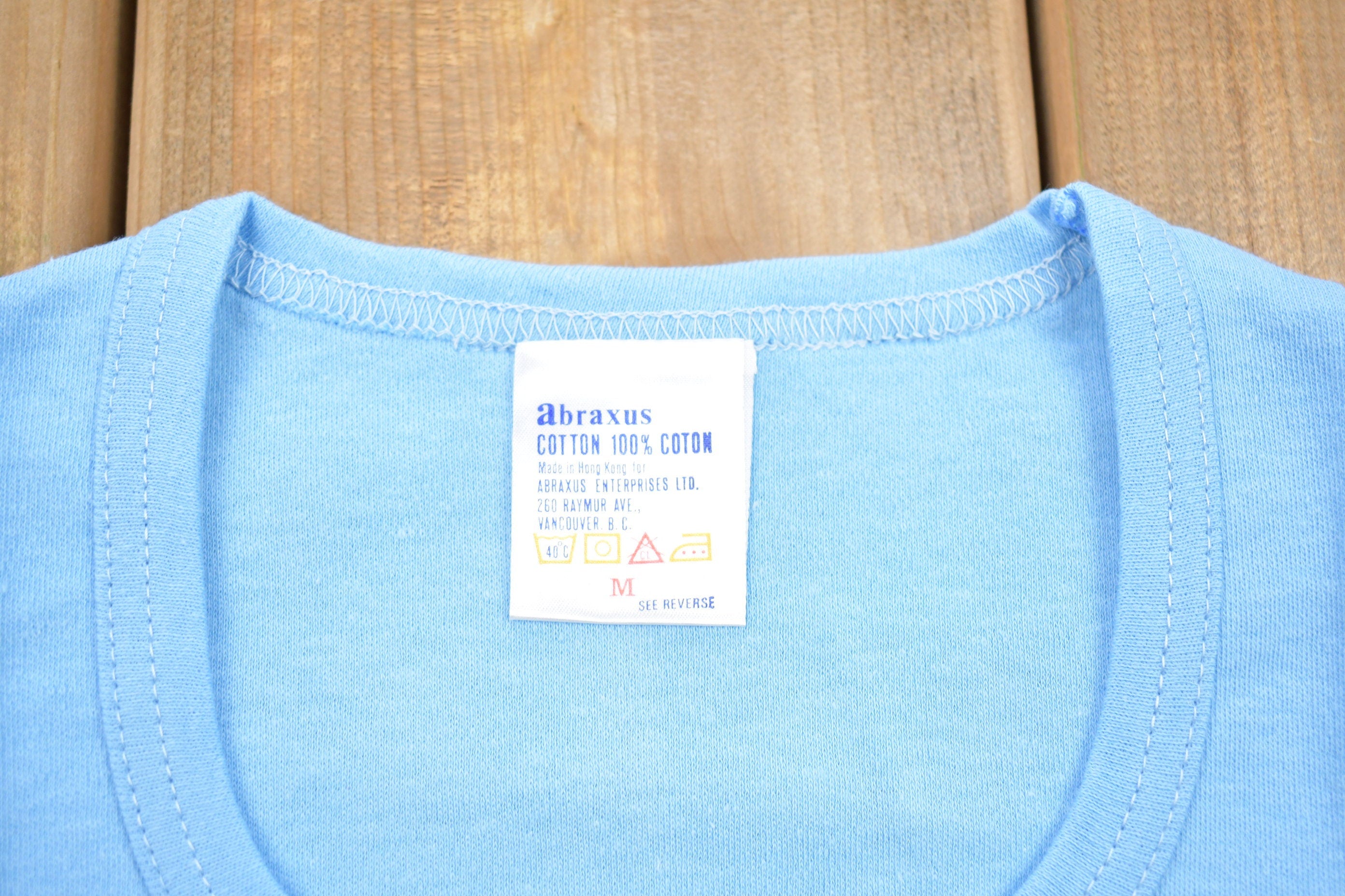 Vintage 1970s Basic Blue T-Shirt