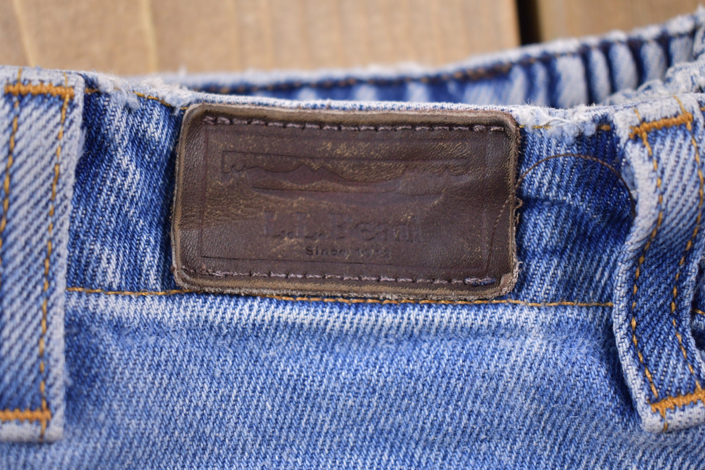Vintage 1990's L.L Bean Comfort Waist Blue Jeans 28 x 28