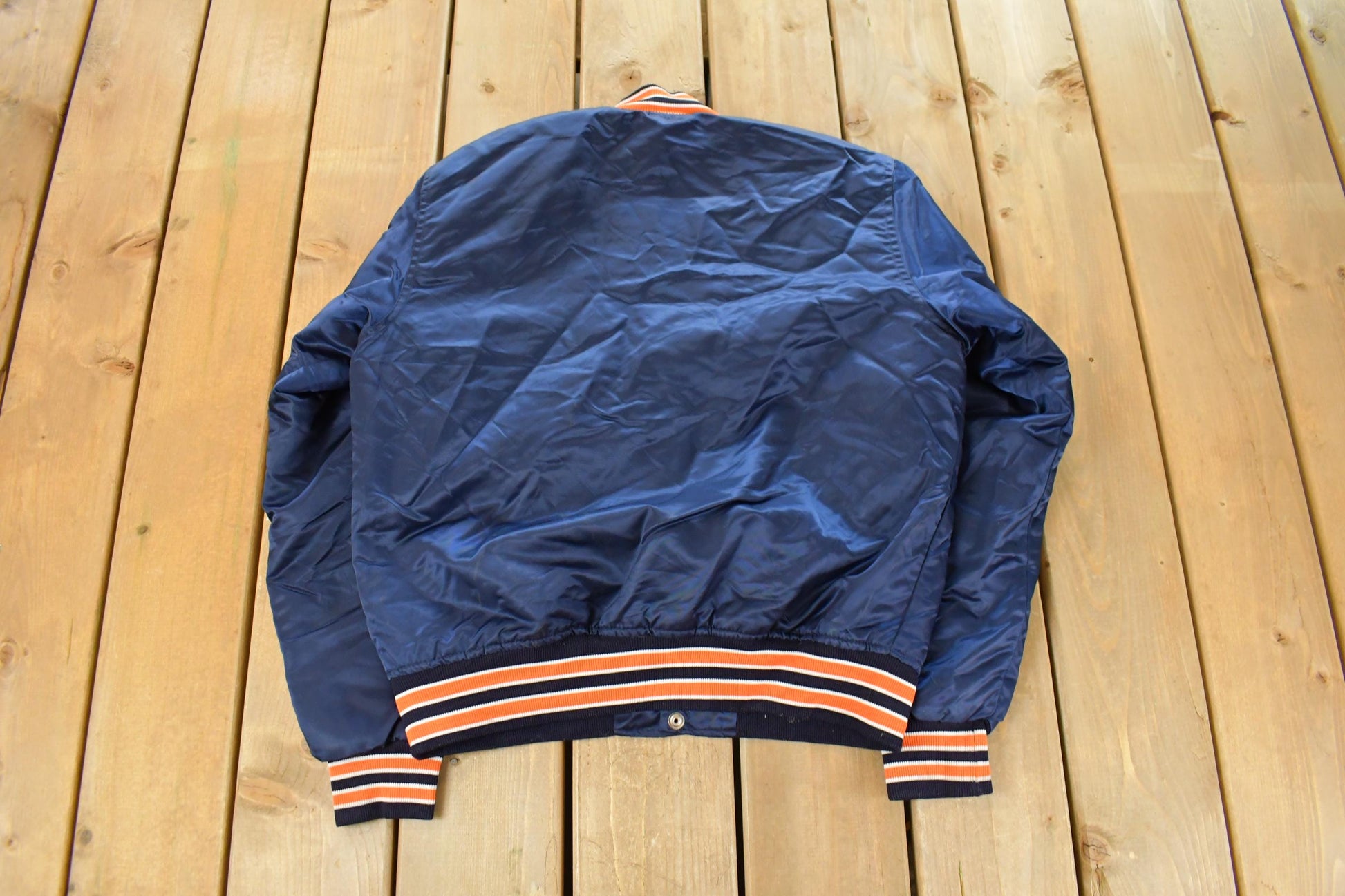 Vintage 1980s Detroit Tigers MLB Satin Starter Jacket Men's Medium