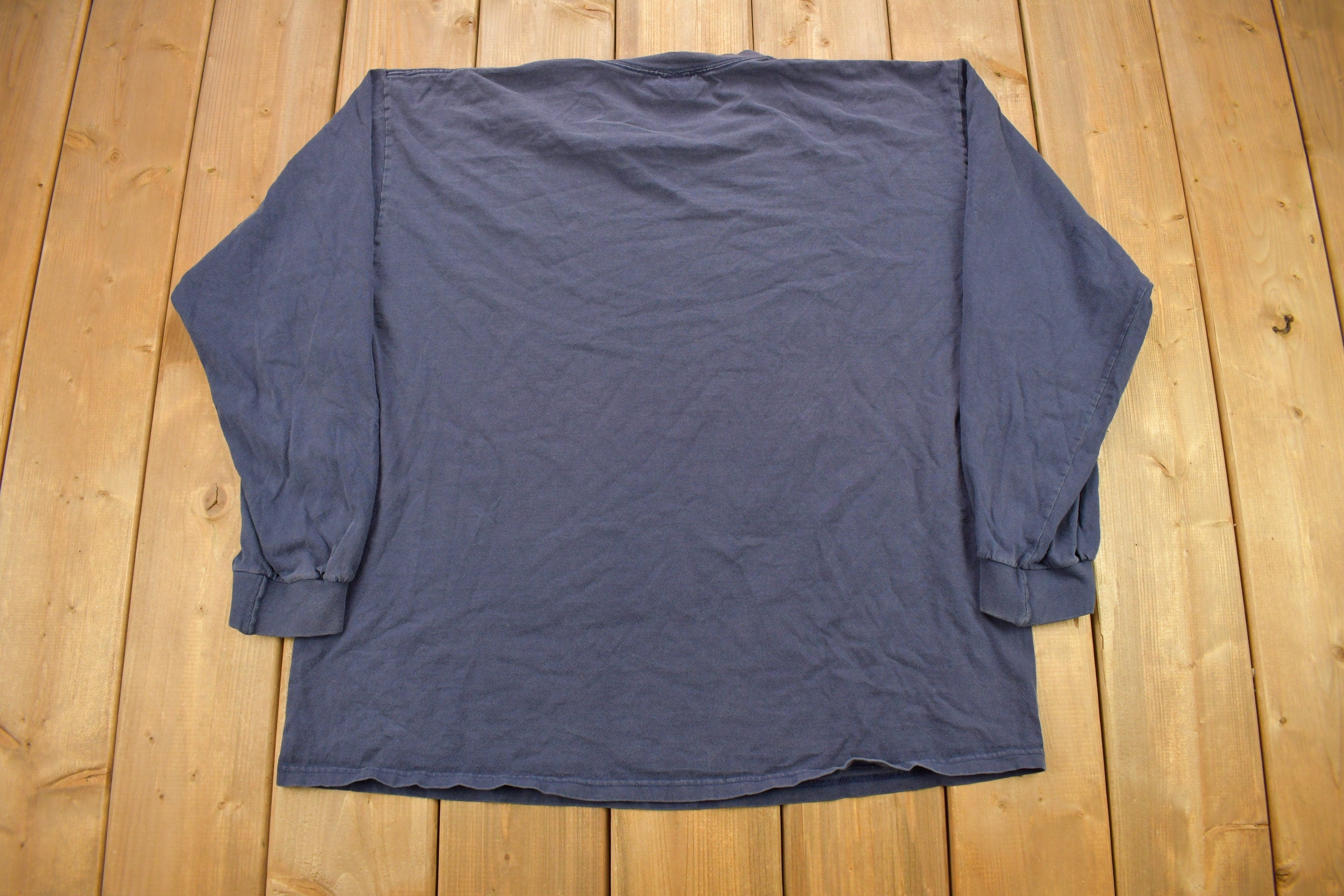 Vintage 1990s Nike Embroidered Middle Swoosh Long Sleeve Shirt