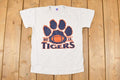 Vintage 1990s Tigers Collegiate T-Shirt Youth L  NCAA Graphic  90s College  Made in USA  Spellout Tee