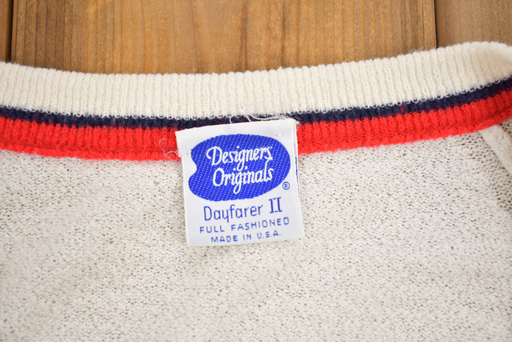 Vintage 1970s Made In USA Knitted Sweater