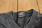 Vintage 1993 Hitchin' Post Truck Terminal 3D Emblem T-Shirt
