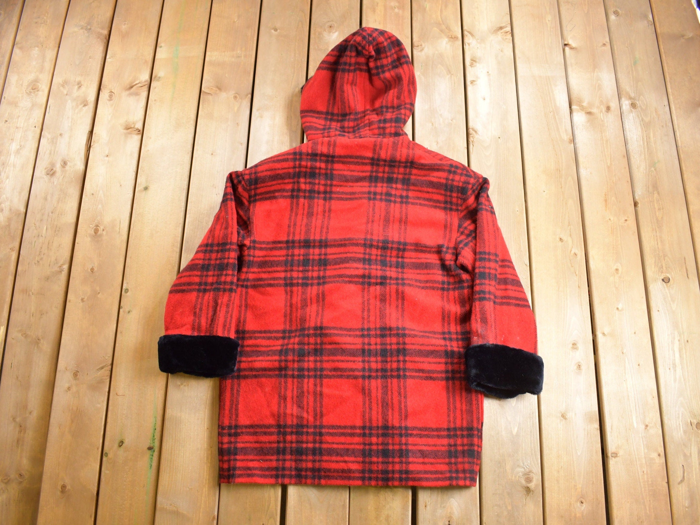 Vintage 1980s Wool Full Length Over Coat