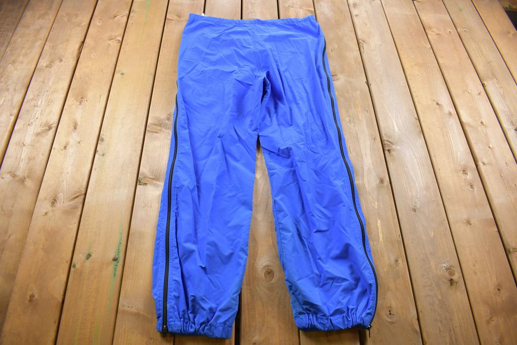 Vintage 1990's L.L Bean Track Pants W/ Full Leg Zippers 38 x 30 / Made in USA / American Vintage / Streetwear Fashion / Vintage Pants