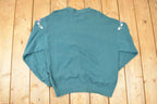 Vintage 1990s Floral Graphic Print Crewneck Sweatshirt Womens L