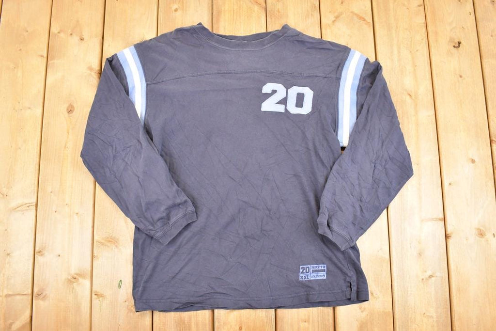 Vintage 1990s Cadre Athletic 20 Graphic Print Crewneck Sweatshirt Men's L