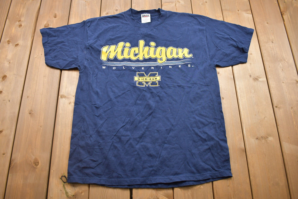 Vintage 1990s Tultex Michigan Wolverines University Collegiate T-Shirt