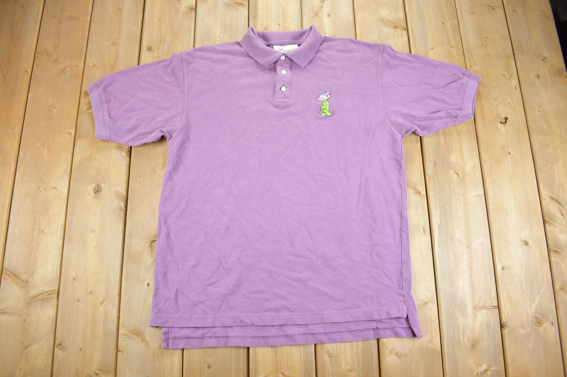 Vintage 1990s Disney Store Dopey Graphic Button Up Shirt  Snow White