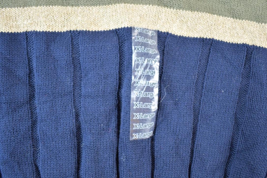 Vintage 1990s Deadstock Trader Bay Knit Abstract Pattern Crewneck Sweater