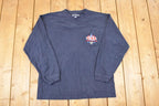 Vintage 1990s Big Dog Gas Embroidered Souvenir Long Sleeve T-Shirt Men's L