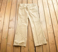 Vintage 1970s Levi's Khaki Slacks Made In USA Size 34x30