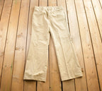 Vintage 1970s Levi's Khaki Slacks Made In USA Size 34x30