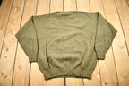 Vintage 1990s County Seat Knitted Wool Blend Crewneck Sweater