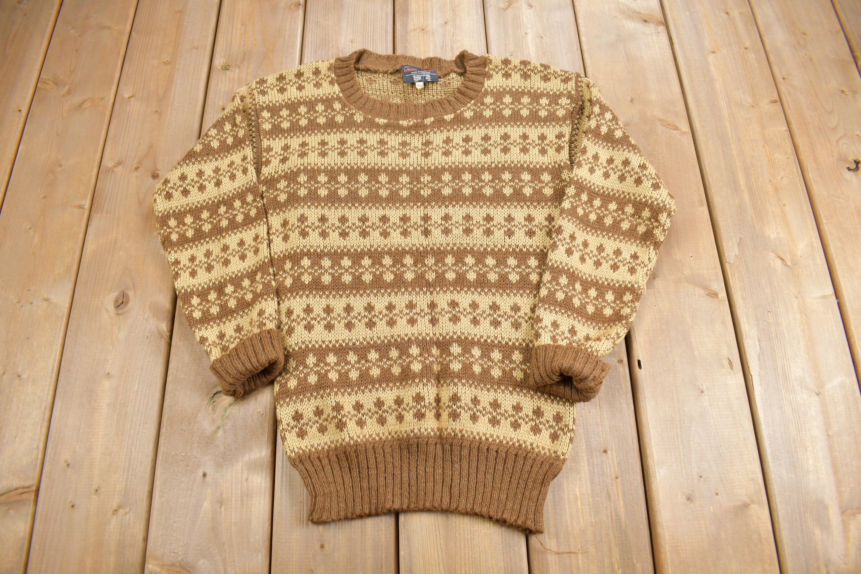 Vintage 1980s Mister Ingram Knit Crewneck Sweater