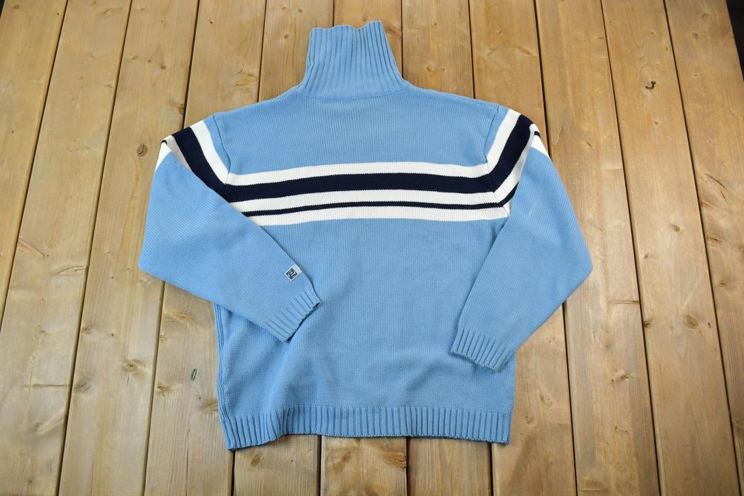 Vintage 1990s Exco Jeans Knit Turtleneck Sweater