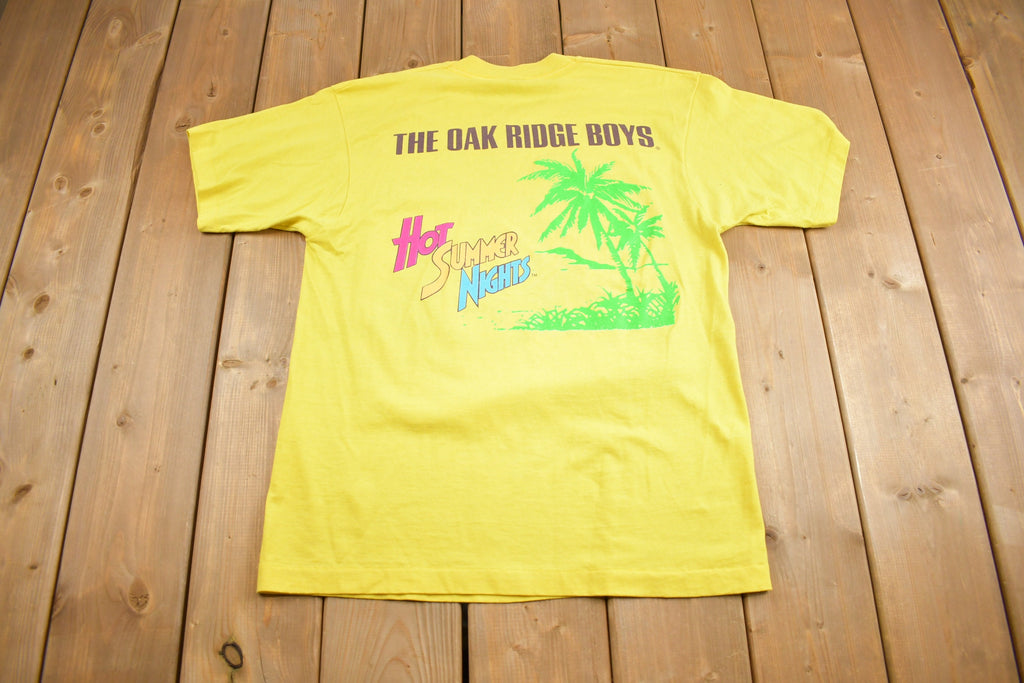 Vintage 1980s The Oak Ridge Boys Hot Summer Nights Graphic T Shirt