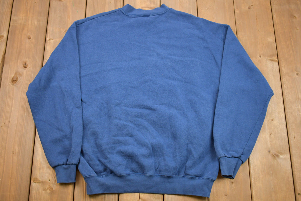 Vintage Christmas Sweater , 90s Holiday Crewneck , Winter Wear , Festive Graphic Print , B Wear , Let It Snow