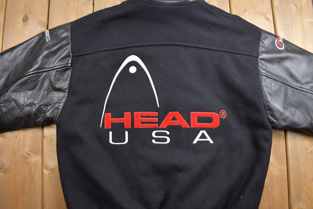 Vintage 1990s Head USA Tennis Varsity Jacket
