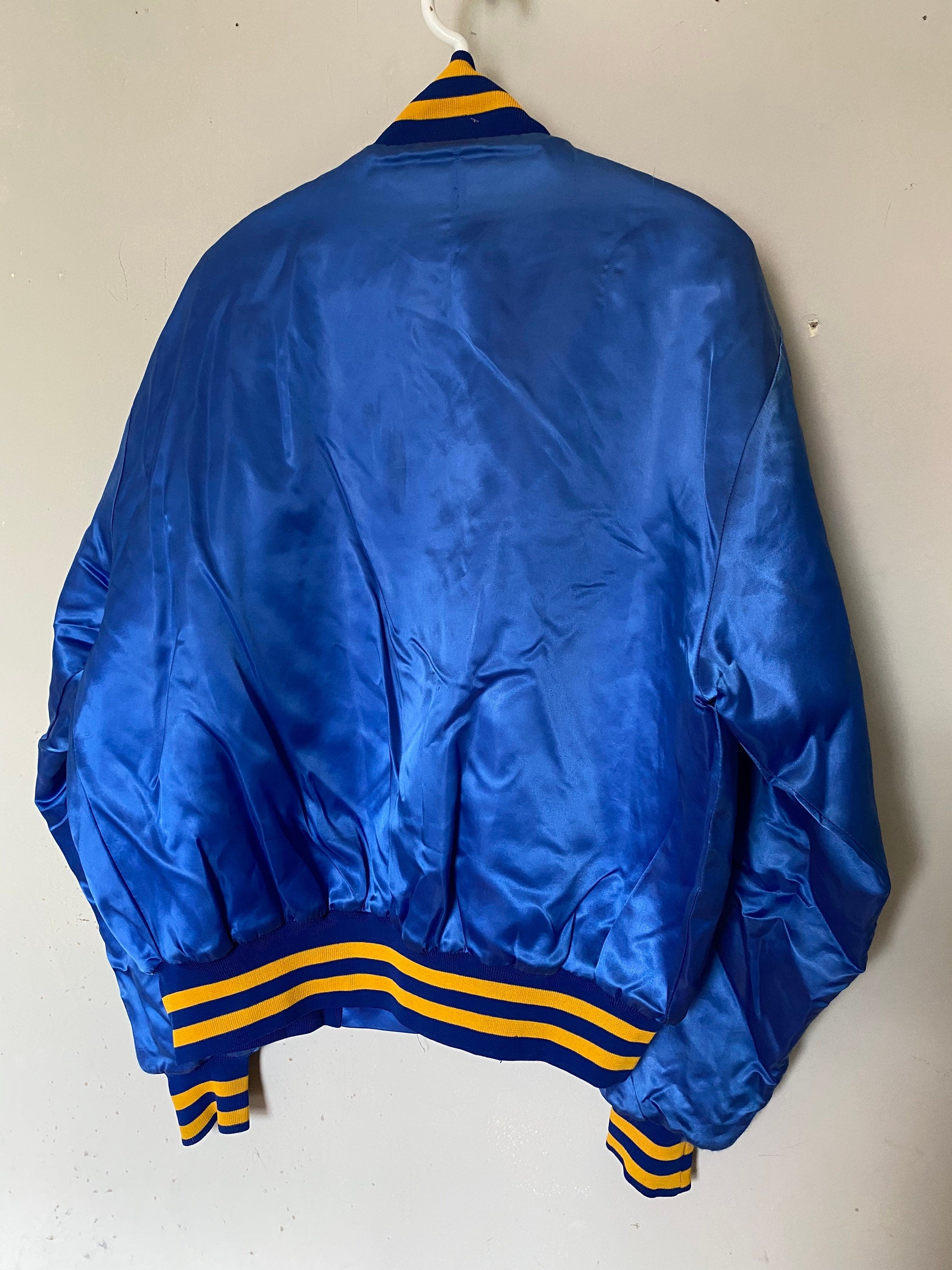 Vintage 1980s US Air Force Satin Snap Button Bomber Jacket