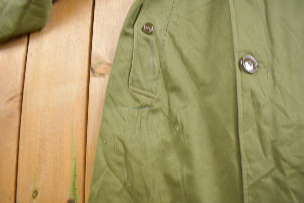 Vintage 1950s Military Overcoat