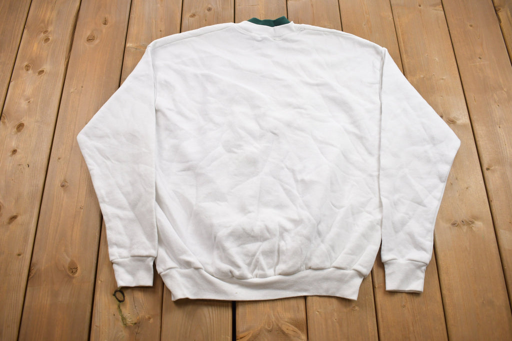Vintage 1990s Ohio Birdwatching Theme Embroidered Crewneck Sweatshirt / 90s Crewneck / Souvenir Sweater / Streetwear / Travel And Vacation
