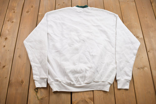 Vintage 1990s Ohio Birdwatching Theme Embroidered Crewneck Sweatshirt / 90s Crewneck / Souvenir Sweater / Streetwear / Travel And Vacation