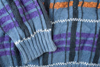 Vintage 1990s Concrete Knit Abstract Pattern Crewneck Sweater