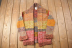 Vintage 1980s Knitted Cardigan Sweater