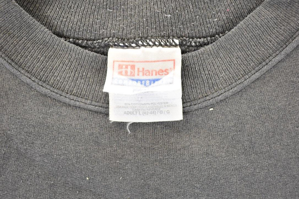 Vintage 1990s Cute Hummingbird Floral Embroidered Crewneck Sweatshirt Men's L