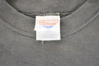 Vintage 1990s Cute Hummingbird Floral Embroidered Crewneck Sweatshirt Men's L