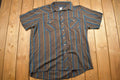 Vintage 1990s Wrangler Striped Button Up Shirt