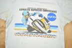 Vintage 1980s Road Racer Speed Bike Graphic T Shirt