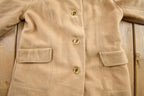 Vintage 1980s Warren Of Stafford 100% Wool Button Up Jacket
