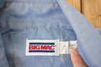 Vintage 1980s Big Mac Button Up Western Shirt Men's L