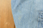 Vintage 1990s Noahs Ark Embroidered Button Up Denim Shirt