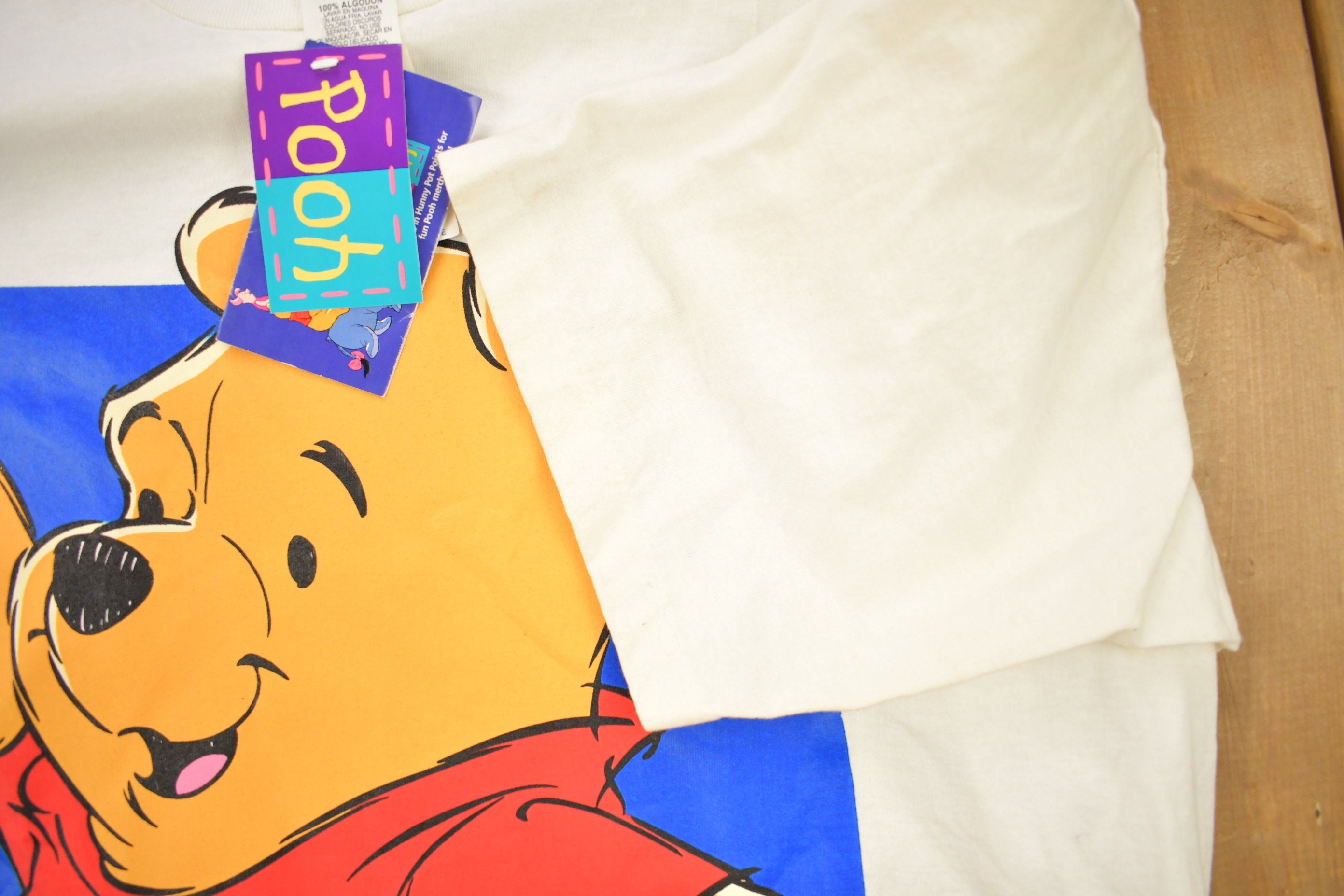 Vintage 1990s Deadstock Winnie The Pooh Cartoon Promo T-Shirt