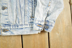 Vintage 1980s Levi's Acid Wash Denim Jean Trucker Jacket Men's Small
