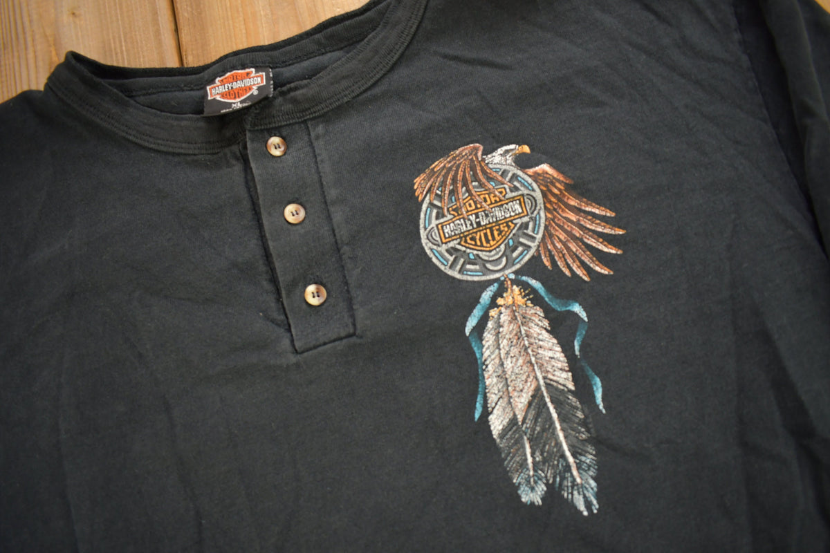 Vintage 1993 Harley Davidson Motorcycles Murrells Intel South Carolina T-Shirt