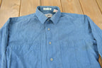 Vintage 1990s Northern Spirit Single Needle Blank Button Up Shirt