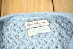 Vintage 1960s Mohair & Wool Knitted Cardigan Sweater