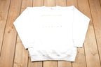 Vintage 1990 Jensen Beach Florida Embroidered Logo Crewneck Sweatshirt