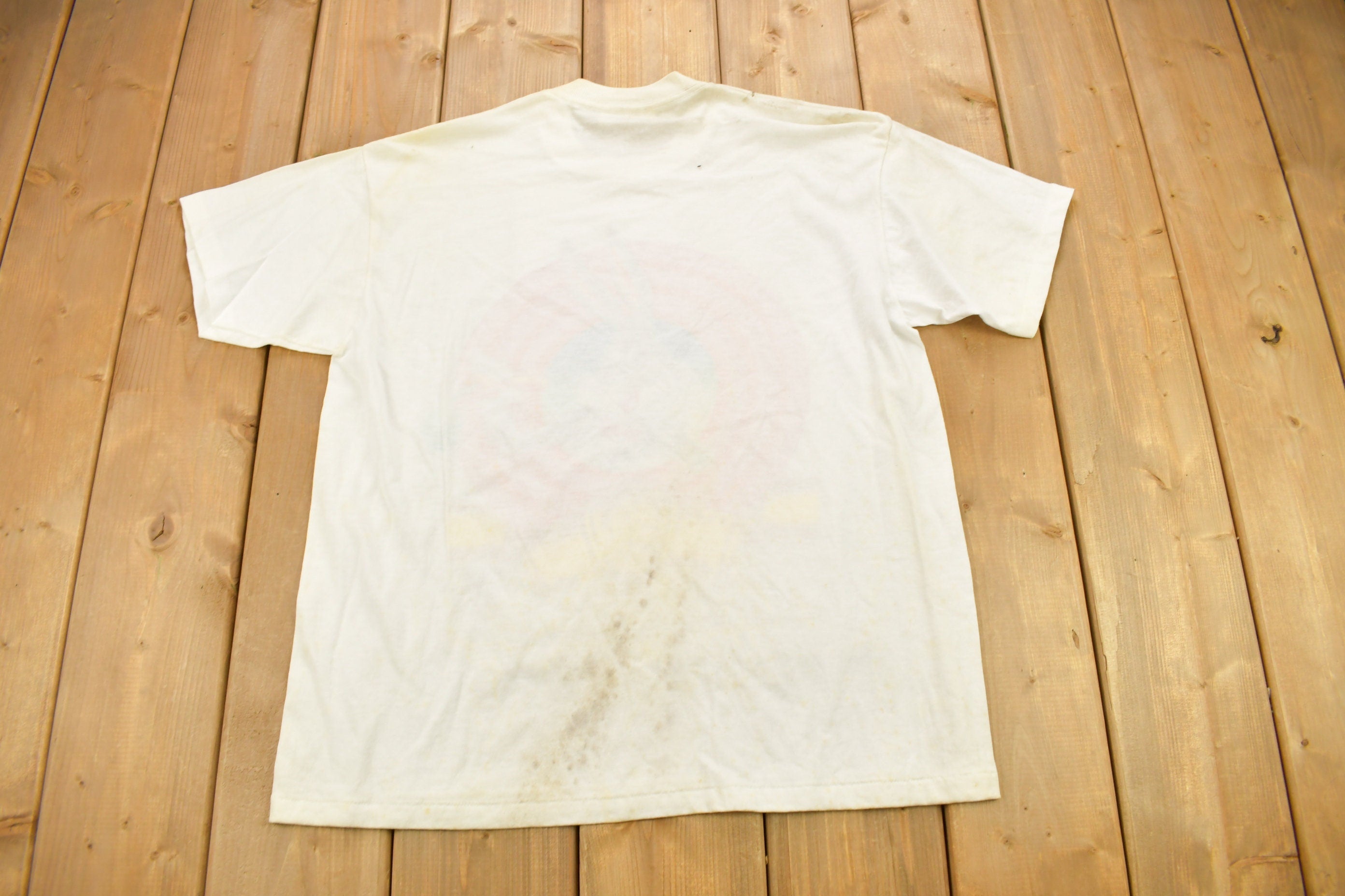 Vintage 1990 Bugs Bunny Birthday Looney Tunes Cartoon Promo T-Shirt