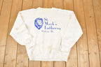 Vintage 1990s St Mark's Lutheran Lions Crewneck Sweatshirt Men's L