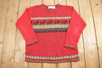Vintage 1990s Erika Cute Knit Crewneck Sweater